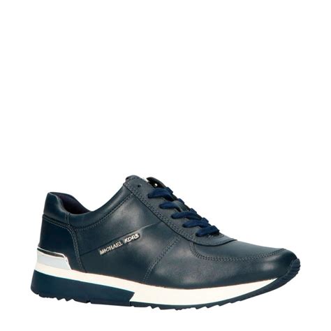 michael kors allie trainer donker blauw|Amazon.com: Michael Kors Allie Trainer Sneakers.